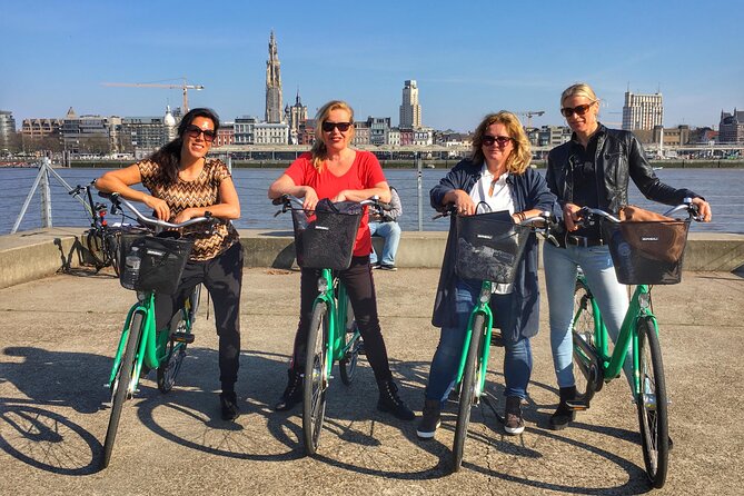 Antwerp Bike Tours - The Scheldt tunnel and the view from the other side