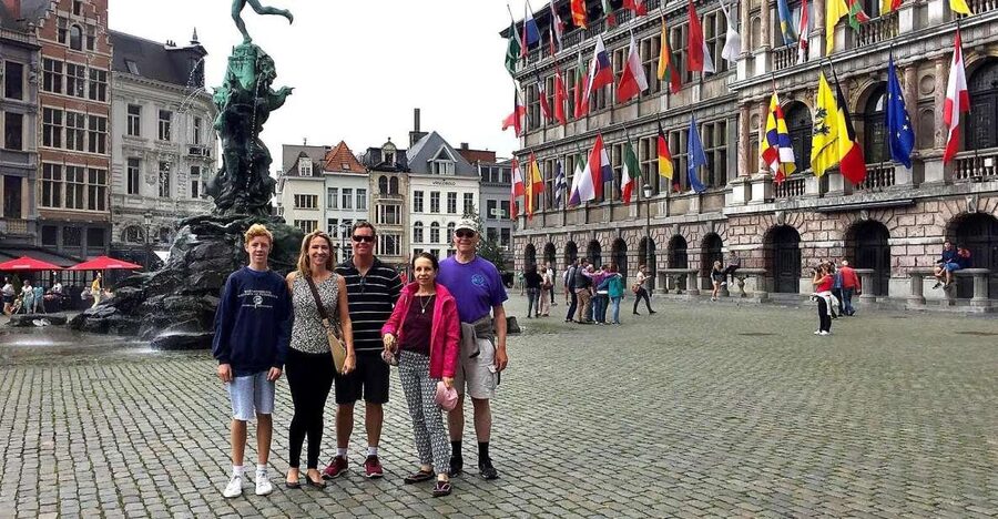 Antwerp: City Highlights Walking Tour - The Cathedral of Our Lady and Antwerp’s skyline