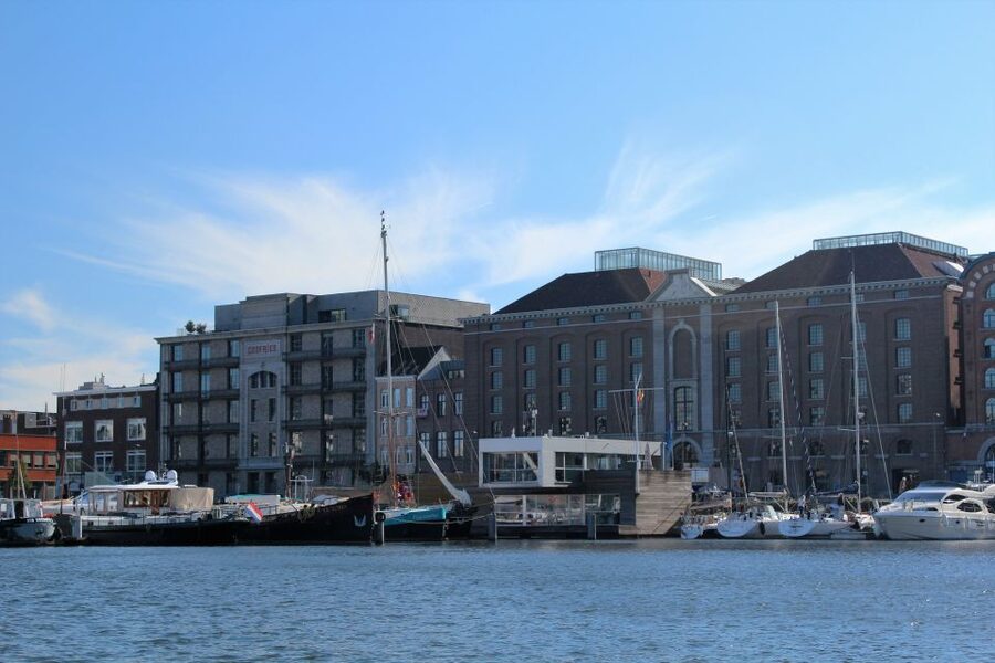 Antwerp: Private Old Harbour Boat Tour Incl. Drinks & Snacks - The MAS from the water