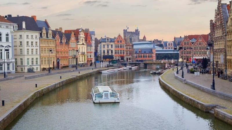 Best of Gent: Private Walking Tour with a Local - St. Michael’s Bridge and the Ghent skyline