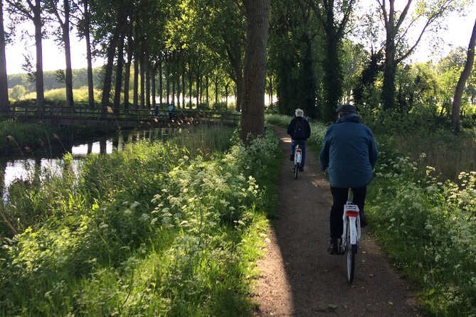 BikeTour Bruges & Damme in Spanish and English - Polders, cornfields, and vineyards on the return route