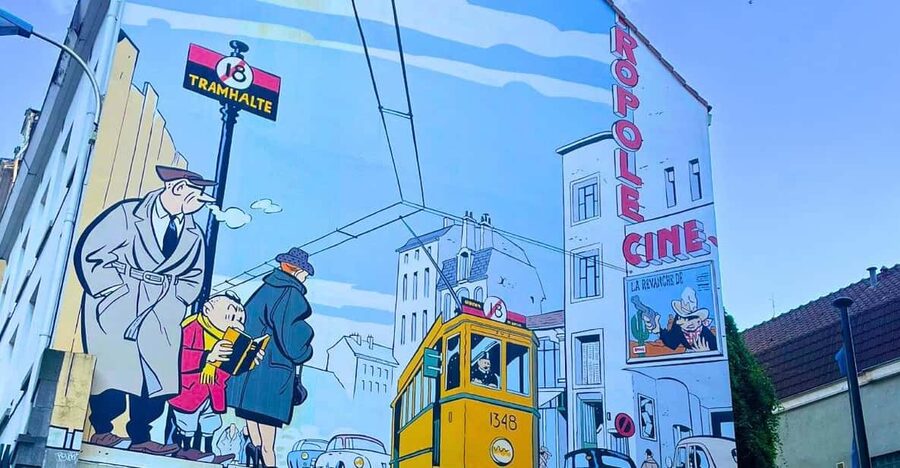 Brussels: 2 hours Private Walking Tour of the Comics Walls - The first murals and the shape of the walk