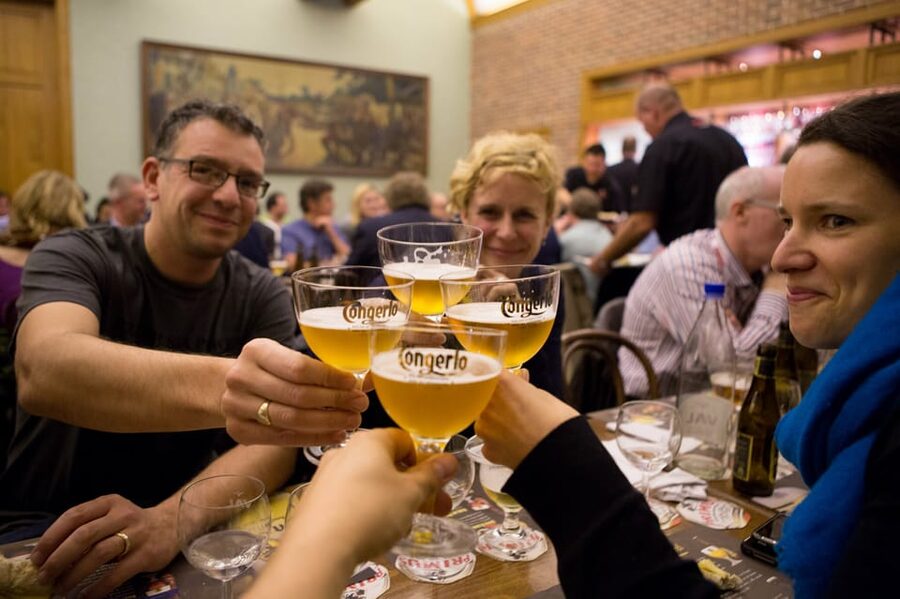 Brussels: Belgian Beer Tasting Tour - A la Bécasse and the traditional beer hall atmosphere