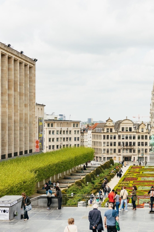 Brussels: City Highlights Walking and Tasting Tour - Mont des Arts: Brussels from the hillside
