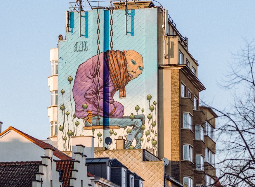 Brussels Comics & Street Art: Private Walking Tour - The Tintin mural and comic art in the open air