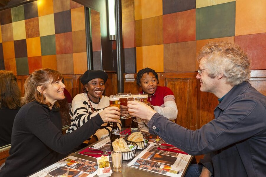 Brussels Food Tour: Main Dish, Beer, Waffle & Chocolate - Starting at Place Poelaert above the Marolles