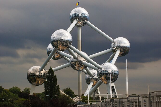 Brussels Highlights Walking and Bus Tour w/ Waffle - Japanese Tower, Chinese Pavilion, and Heysel