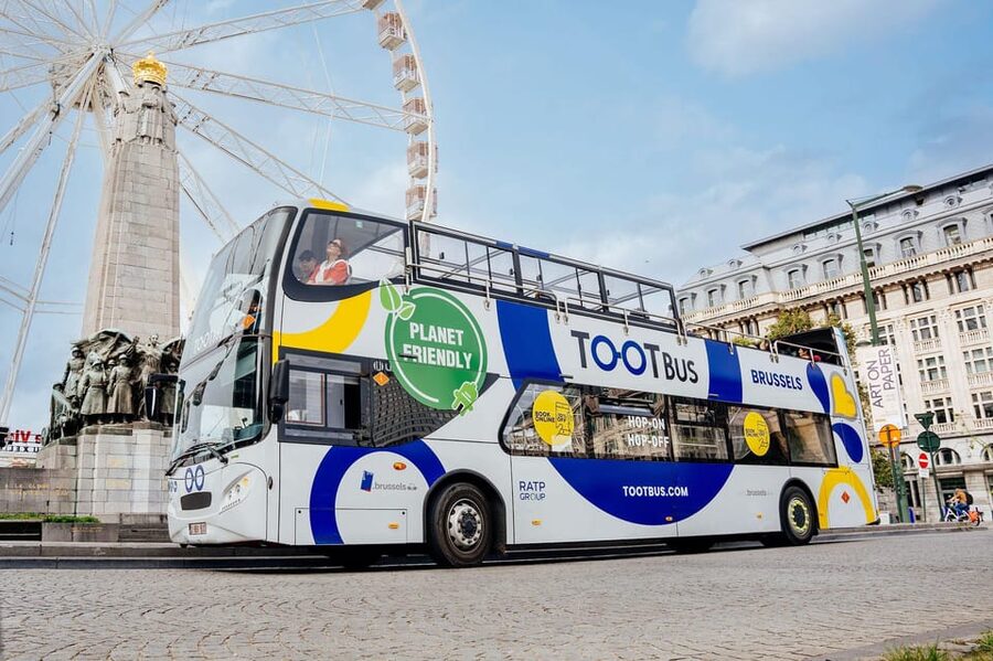 Brussels: Hop-On Hop-Off Bus Tour& Belgian Beer World Museum - Flagey and Poelaert: two different sides of Brussels