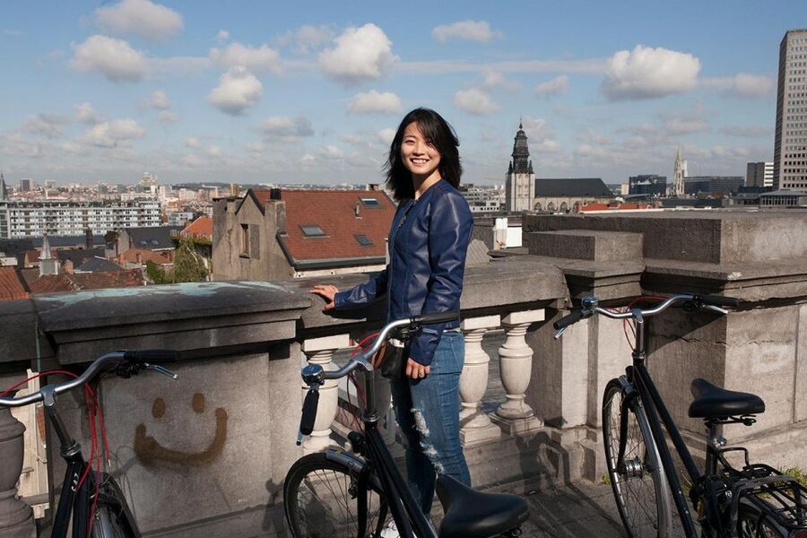 Brussels: Sightseeing Bike Tour - Fries, beer, and a useful mid-tour pause