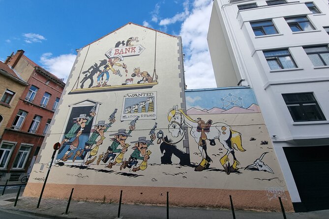 Brussels through its comics murals - The Murals Are the Main Stops