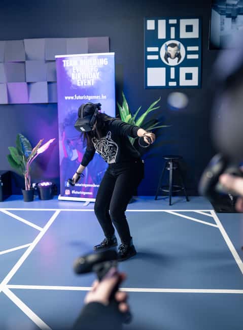 Brussels: Virtual Reality gaming, Arena - Choosing between missions, escapes, and battles