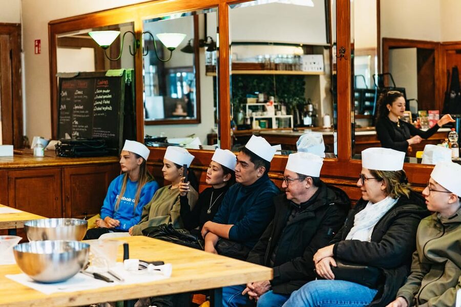 Brussels: Waffle Making Workshop - All You Can Eat - The instructors make the difference