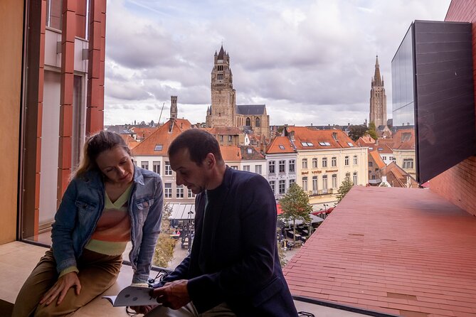 Concertgebouw Circuit with panoramic view over Bruges - Reaching the rooftop panorama