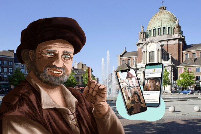 Discover Charleroi while playing! Escape game - The alchemist - Following the app through Charleroi
