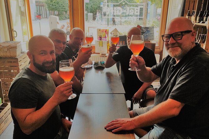 Doctor Beer's Belgian Beer Masterclass - Small-Group Beer Pairing - Cheese, cold cuts, and chocolate on the tasting table