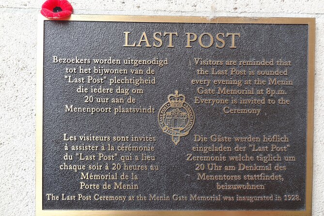 Flanders World War I Battlefields Private Tour from Brussels - Tyne Cot Cemetery: scale and silence