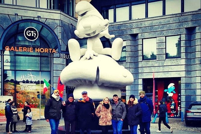 Free tour of Brussels in Italian ( with booking fee) - The guides: Valerio, Mattia, and Paul