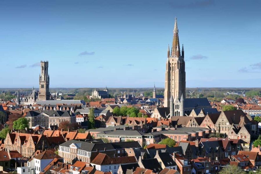 From Amsterdam: Bruges Full-Day Tour - Church of Our Lady beside the Dijver Canal