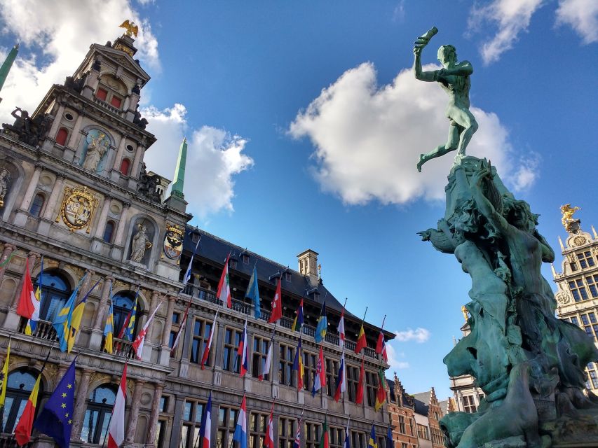 From Brussels: Guided Antwerp City Tour - Market Square and the Gothic guild houses