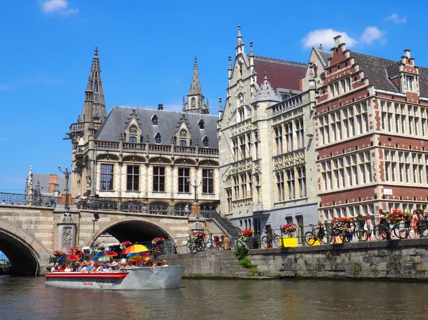 Ghent: 40 Minute Medieval Center Guided Boat Tour - The harbor and first views of old Ghent