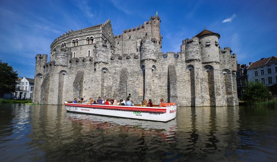 Ghent: 40 Minute Medieval Center Guided Boat Tour - Prinsenhof and the birth of Charles V