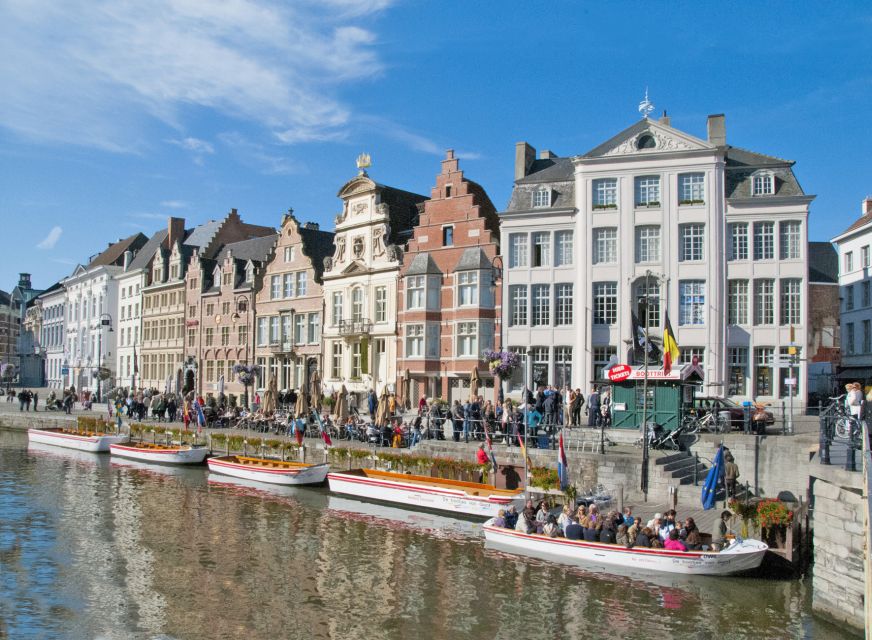 Ghent: 40 Minute Medieval Center Guided Boat Tour - Guildhalls and the Castle of the Counts