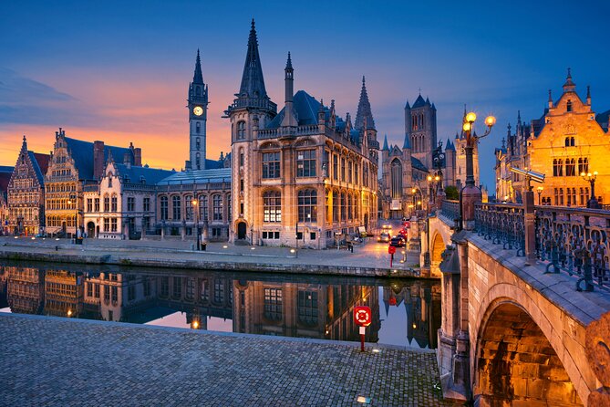 Ghent: City Walk with Audio Guide in 7 Languages on your Phone - The Belfry and Cloth Hall