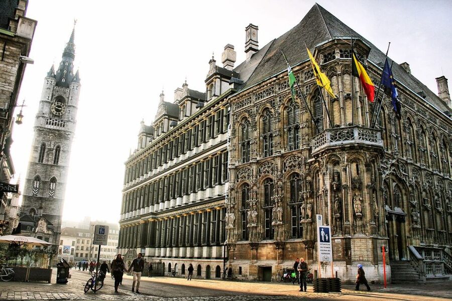Ghent: Guided Walking Tour and Canal Boat Trip - Starting beneath the Belfry of Ghent