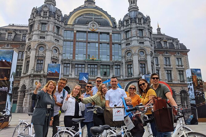 Guided Bike Tour: 2 Hours Highlights of Antwerp - Het Steen and the Scheldt views