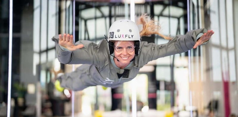 Luxembourg : Indoor Skydiving - Arriving at Sterpenich Near the Luxembourg Border