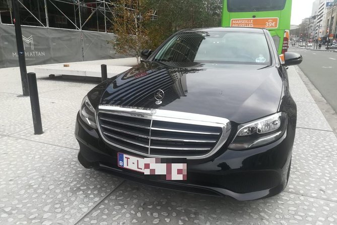 Luxury vehicle from Brussels airport to the city of Brussels - The ride into Brussels city