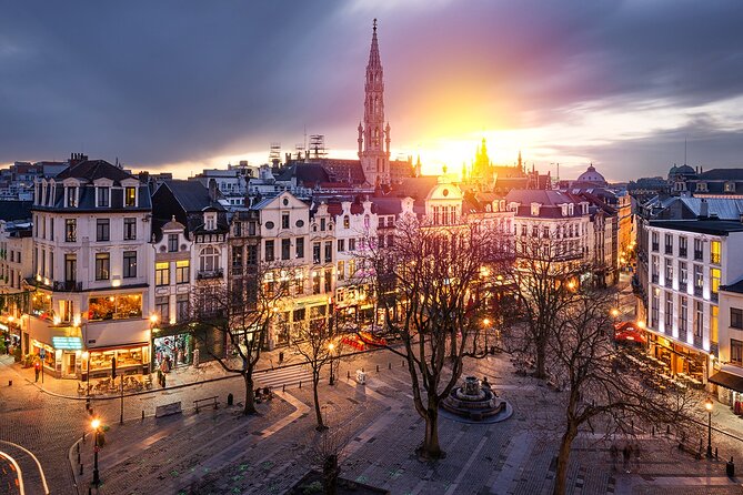 Private Tour: The Dark Side of Brussels - The Justice Palace and Brussels from above