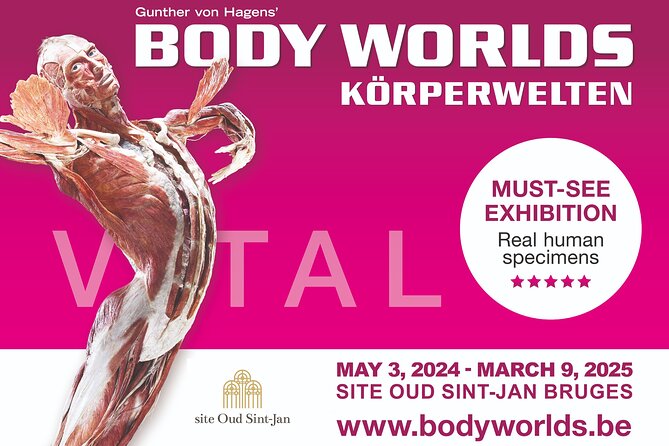 Ticket Expo Body Worlds in Bruges, Belgium - Entering Body Worlds at Site Oud Sint-Jan