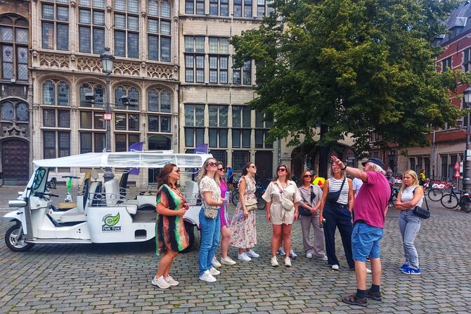 TukTuk Tour through historic Antwerp 2.5h - Museum Vleeshuis and a medieval guild building