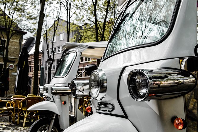 TukTuk Tour through historic Antwerp 2.5h - Plantin-Moretus Museum and the Friday market
