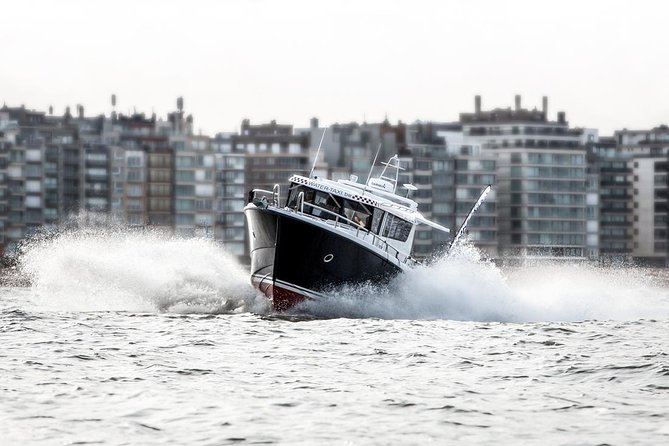Unique skyline sailing - The first leg toward De Haan and Wenduine